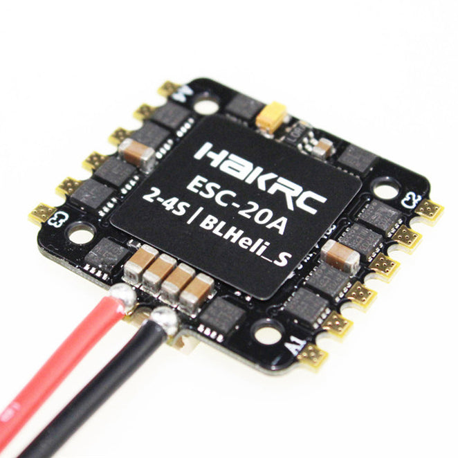 HAKRC 20x20mm 20A blheli_S BB2 2-4S 4 in 1 brushless ESC support dshot600 for RC drone FPV racing