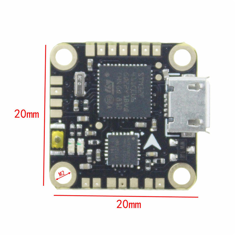 HAKRC 16x16mm F4 2S flight controller AIO OSD BEC for RC drone FPV racing
