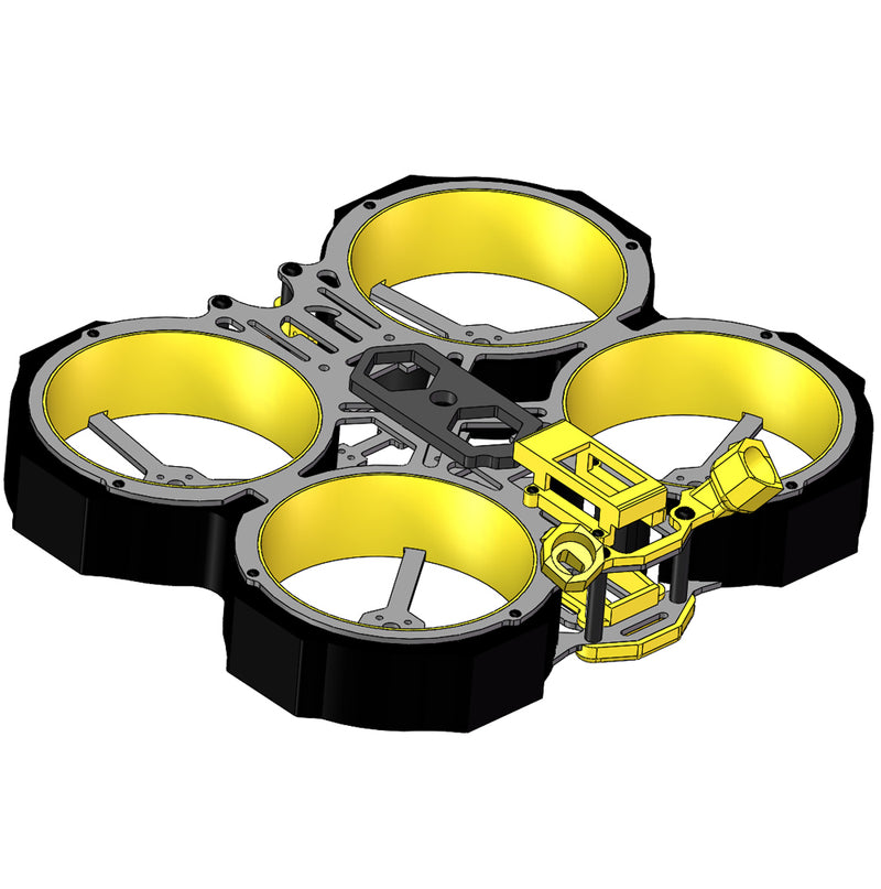 MangFu 3" FPV Cinewhoop Drone Frame for DJI FPV Air Unit