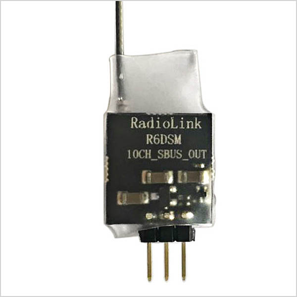 HOBBYMATE Radiolink Micro Mini Receiver R6DSM 2.4G 10CH