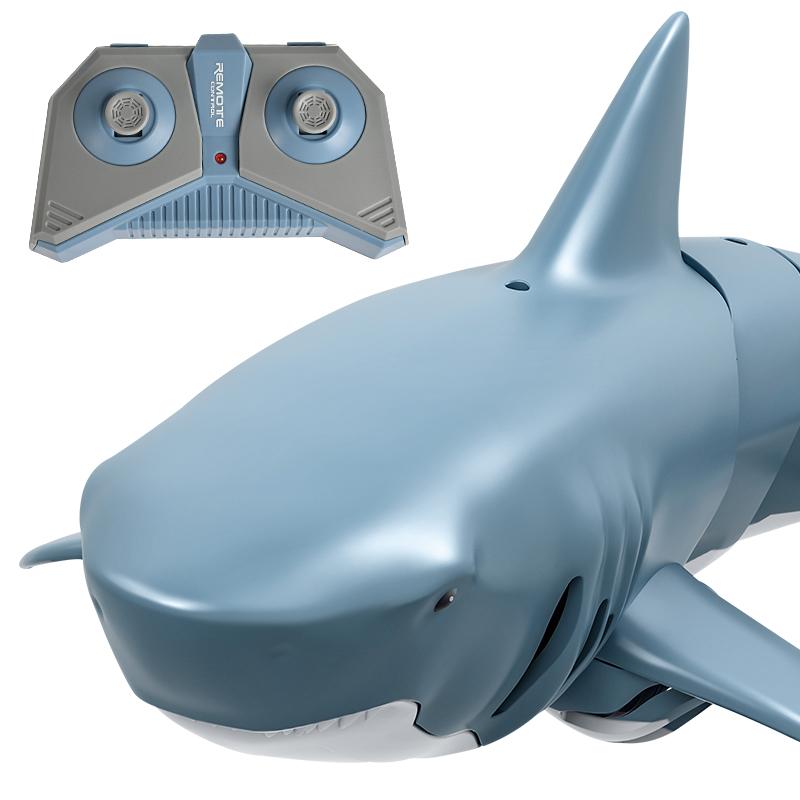 Remote Control Shark Electric RC Shark Submarine Toys Electronic Bath Toy Underwater Shark Water Game Toy Gift for Kids RC Boat
