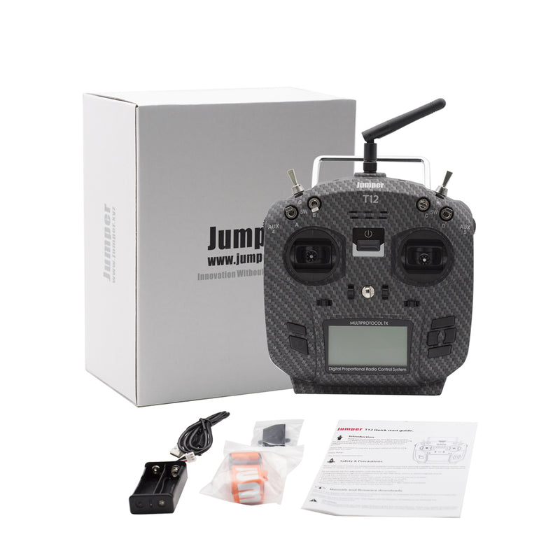 Jumper T12 Pro Hall Sensor Gimbals Radio Transmitter OpenTx Ready, w/ Internal Module