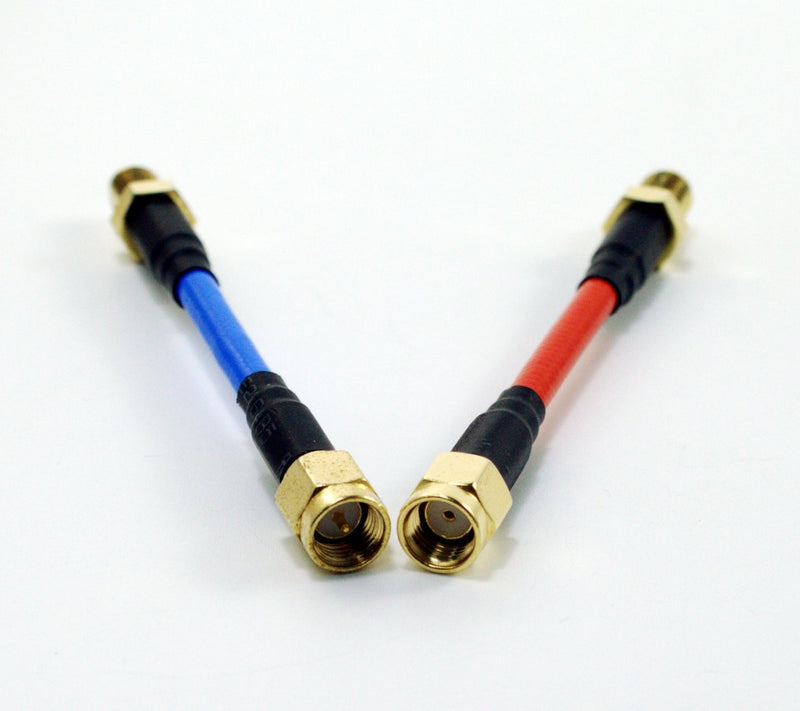 5.8G FPV Antenna Extension Conversion Cable for Transmitter Receiver FPV Goggle - Pack of 2