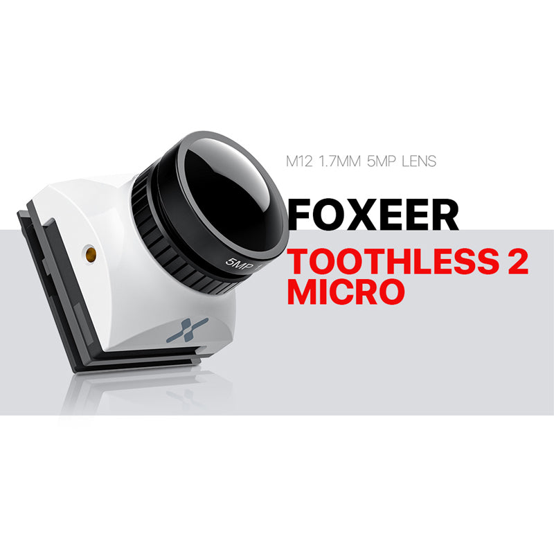 Foxeer Micro Toothless 2 Angle Switchable FPV StarLight Camera 1/2" Sensor Super HDR