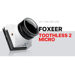 Foxeer Micro Toothless 2 Angle Switchable FPV StarLight Camera 1/2