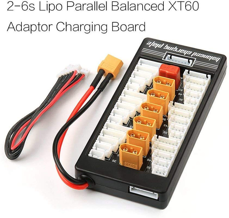 Lipo Battery Parallel Charging Board Plate - For RC Hobby Battery Charger 2-6S w/ XT60 Plug